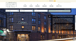Desktop Screenshot of camdencourthotel.com